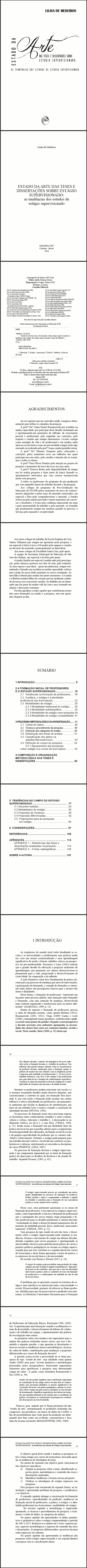 ESTADO DA ARTE DAS TESES E DISSERTAÇÕES SOBRE ESTÁGIO SUPERVISIONADO:<br>as tendências dos estudos de estágio supervisionado